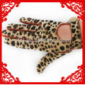 lady sheepskin grain pattern suede leather glove